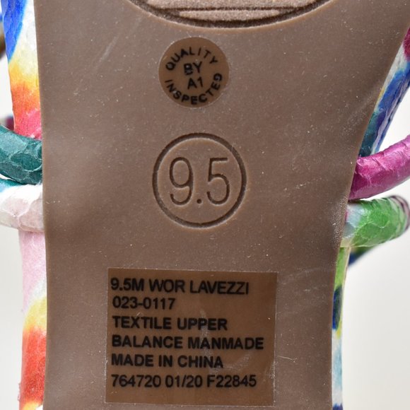 WORTHINGTON Shoes Strappy High Heels Colorful 9.5 - Picture 3 of 4